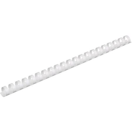 Пластиковые пружины для переплета 18мм 100шт белые