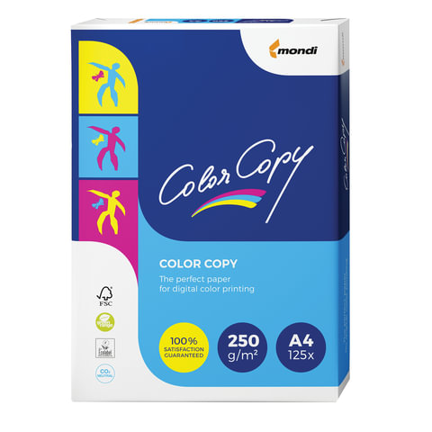 Бумага для цветной печати А4 COLOR COPY 300г_м2 125л, для полноцветной лазерной печати
