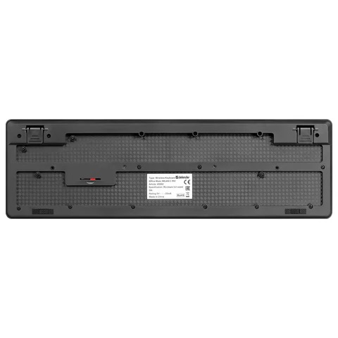 2_Набор беспроводной DEFENDER Milan C-992 RU, клавиатура, мышь 2 кнопки + 1 колесо-кнопка, черный