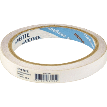 Скотч двухсторонний полипропилен 12мм*10м deVENTE