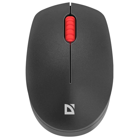 3_Набор беспроводной DEFENDER Milan C-992 RU, клавиатура, мышь 2 кнопки + 1 колесо-кнопка, черный