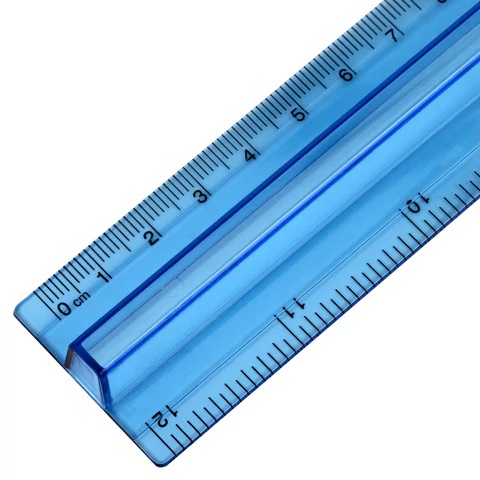 4_Линейка 30см пластик BRAUBERG, неон ассорти