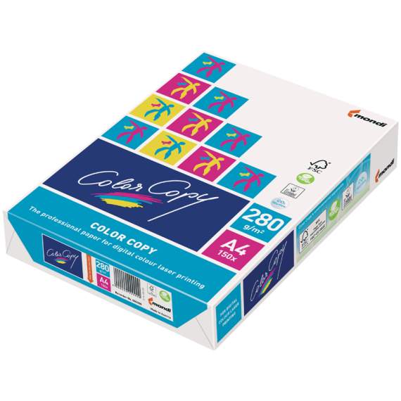 Бумага для цветной печати А4 COLOR COPY 280г_м2 150л, для полноцветной лазерной печати