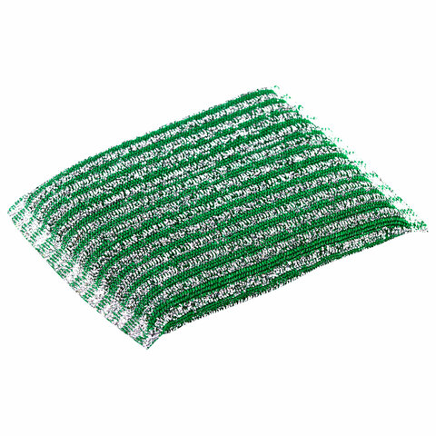 3_Губка для мытья посуды поролон+абразивная оплетка 2шт, 13_8,5_1,5см ЛАЙМА