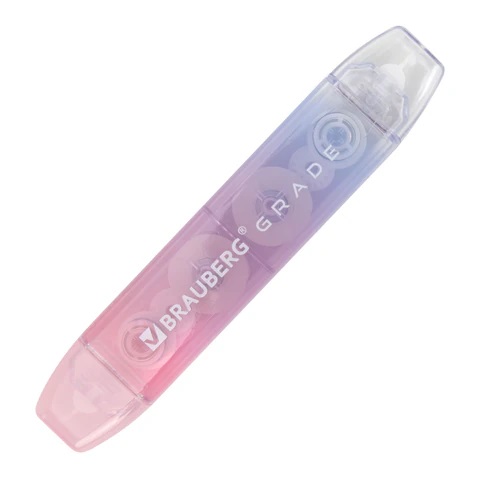 11_Корректирующая лента двусторонняя BRAUBERG GRADE PASTEL, 3 шт