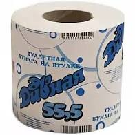 Туалетная бумага на втулке Дивная 55,5м, 1-слойная
