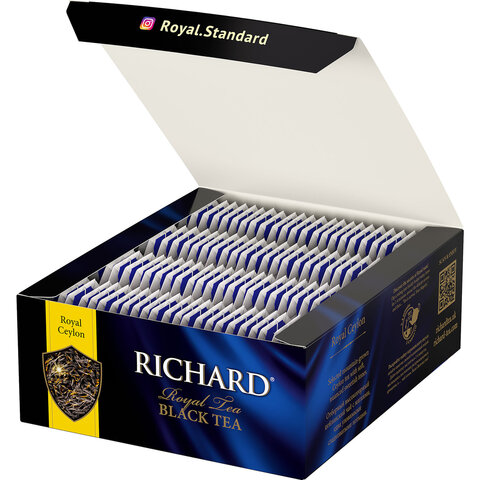 3_Чай пакетированный RICHARD Royal Ceylon, черный, 100п_2г