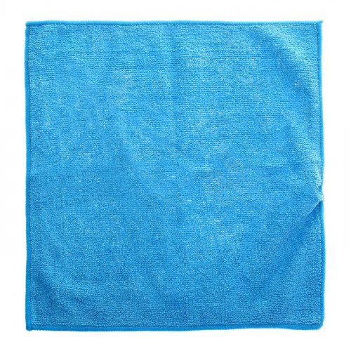 Салфетки хозяйственные 29_29см, 200г_м2, микрофибра, голубая