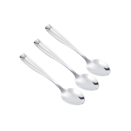 Ложки чайные комплект 3шт, нержавеющая сталь, 13,4см