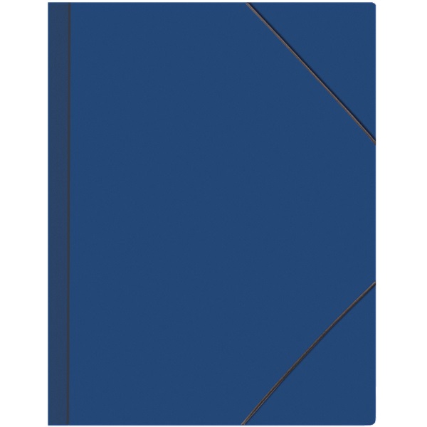 2_Папка на резинках А4, корешок 30мм, пластик 0,45мм deVENTE Daily, синяя