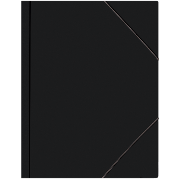 2_Папка на резинках А4, корешок 30мм, пластик 0,45мм deVENTE Daily, черная