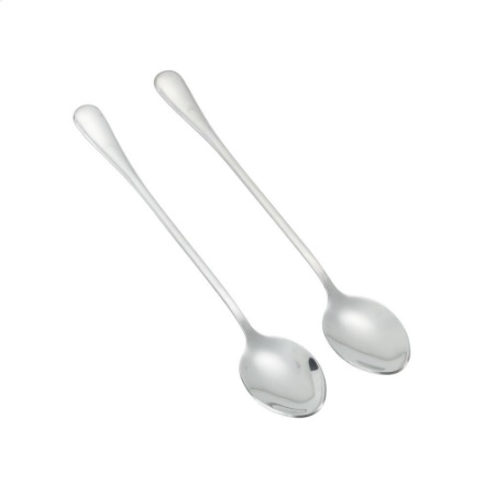 Ложки коктейльные комплект 2шт, длинные (20,2см)