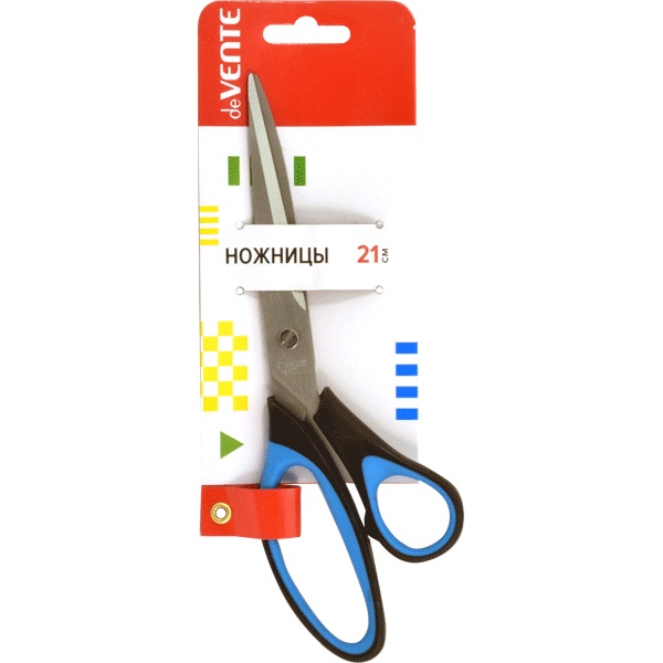 Ножницы 21см прорезиненные ручки deVENTE Twin