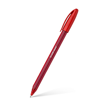 Ручка шариковая 1мм ErichKrause Ultra Glide U-108 Original Stick КРАСНАЯ, красный корпус