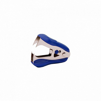 Антистеплер для скоб №10, 24/6, 26/6 с фиксатором LAMARK, синий