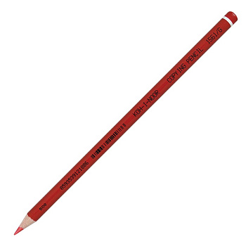 Карандаш химический KOH-I-NOOR 1561 КРАСНЫЙ, 3мм, 156100G004KS