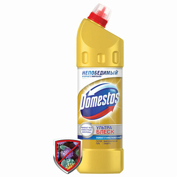 Чистящее средство 1л DOMESTOS Ультра-блеск Золотой, гель