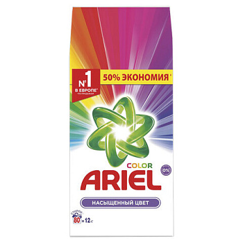 Стиральный порошок-автомат 12кг, ARIEL Color