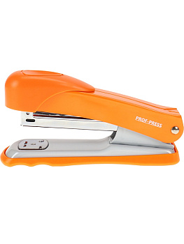Степлер №24/6, 26/6 до 20л PROF-PRESS, металлический корпус, оранжевый