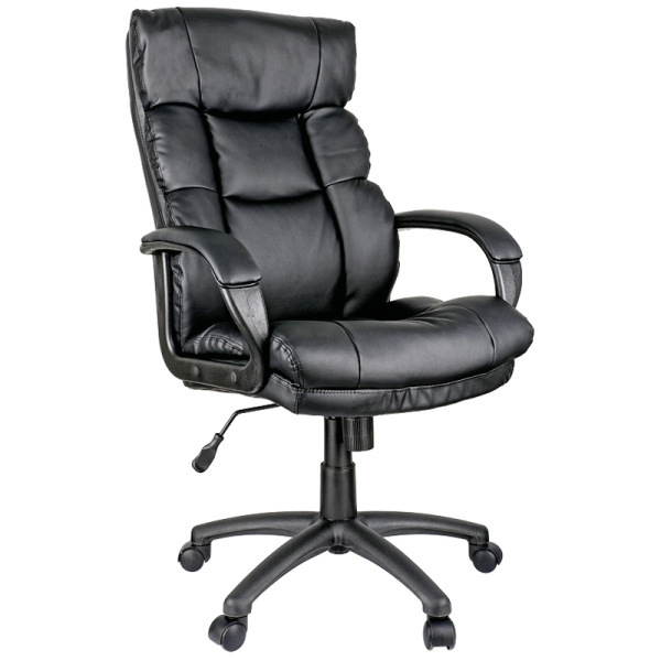 Кресло офисное, экокожа, HELIM HL-E10 Forum LT, черное