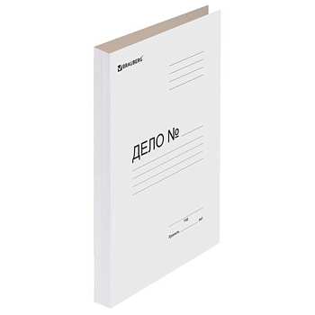 Обложка "Дело" без скоросшивателя мелованный картон 440г/м2 BRAUBERG