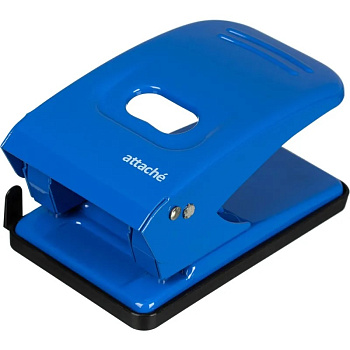 Дырокол до 60л Attache Economy, металлический, синий