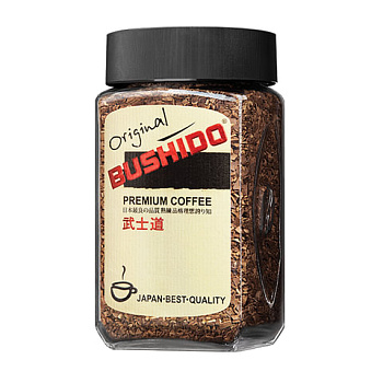 Кофе растворимый 100гр BUSHIDO Original, в стекле