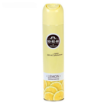 Освежитель воздуха До-Ре-Ми Premium Лимон 330мл, сухое распыление