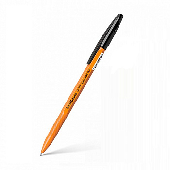 Ручка шариковая 0,7мм ErichKrause R-301 Orange Stick ЧЕРНАЯ