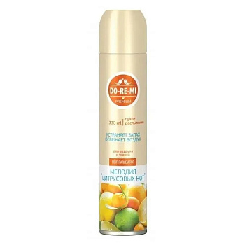 Освежитель воздуха До-Ре-Ми Premium Мелодия цитрусовых нот 330мл, сухое распыление