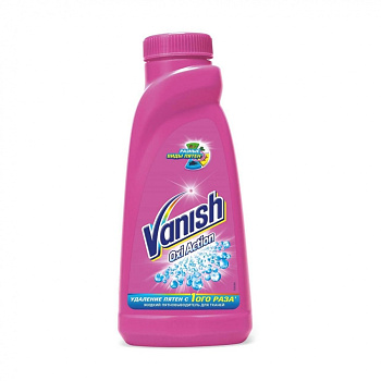 Средство для удаления пятен VANISH OxiAction 450мл, для цветных и белых тканей
