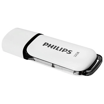 Флеш-диск 32GB PHILIPS Snow USB 2.0, белый