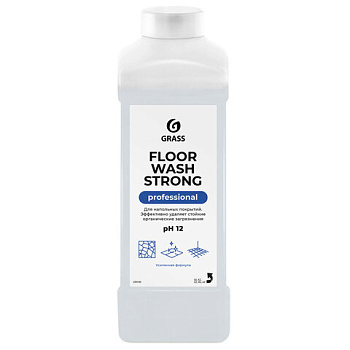 Средство для мытья пола 1л GRASS Floor wash strong, щелочное
