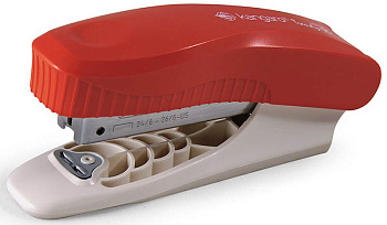 Степлер №24 до 25л KANGARO Trendy 35, красный