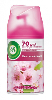 Освежитель воздуха AIRWICK Pure Цветущая сакура 250мл, сменный аэрозоль