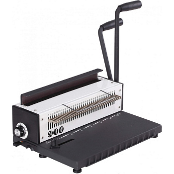 Брошюровщик BULROS K-1534, А4, сшивает 120л, перфорирует 15л, на металлическую пружину