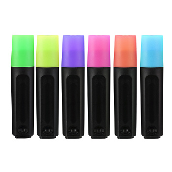 Набор маркеров текстовыделителей ATTOMEX 1-5мм, 6 цветов