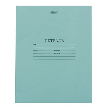 Тетрадь 18л линия HATBER Зелёная обложка