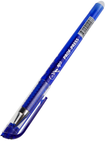 2_Ручка гелевая пиши-стирай 0,5мм PROFF-PRESS, СИНЯЯ