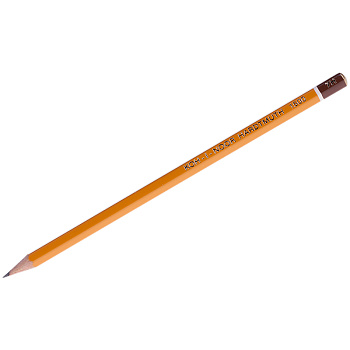 Карандаш чернографитный 7Н KOH-I-NOOR 1500, профессиональный