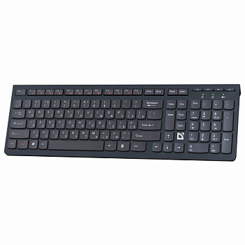Клавиатура беспроводная DEFENDER UltraMate SM-535 RU, USB, 108 клавиш, черная