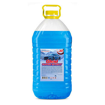 Стеклоомывающая жидкость GLEID Super Effect -30С ПЭТ 5л, желтая крышка