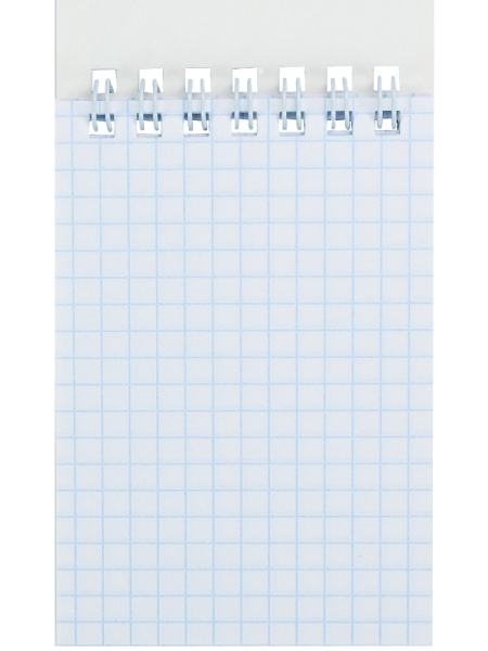 4_Блокнот А6 40л клетка, гребень PROF-PRESS Спайдер синий, ассорти