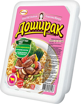 Лапша ДОШИРАК со вкусом телятины, 90г