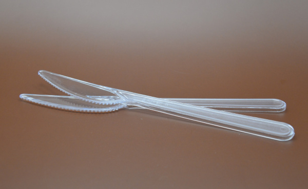 Нож ПРЕМИУМ 18см, комплект 50шт, прозрачный