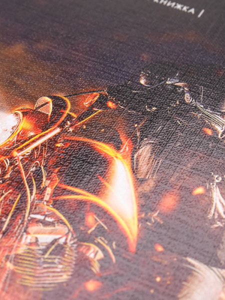 4_Блокнот А5 80л без линовки, твердый переплет PROF-PRESS Огненный байк, ламинированная обложка