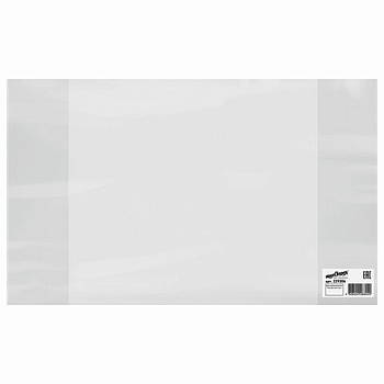 _Обложка для тетрадей и дневников 210*350мм, 120мкм, ПВХ, прозрачная ЮНЛАНДИЯ