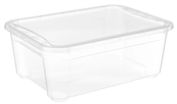 Контейнер для хранения 10л, 389x145x275 мм deVENTE, прозрачный с крышкой
