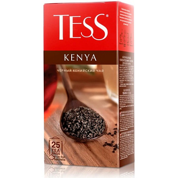 Чай пакетированный TESS Kenya, черный, 25п*1,5г