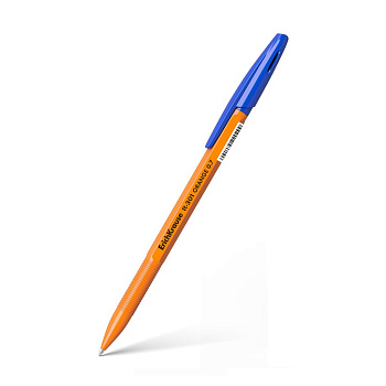 Ручка шариковая 0,7мм ErichKrause R-301 Orange Stick СИНЯЯ